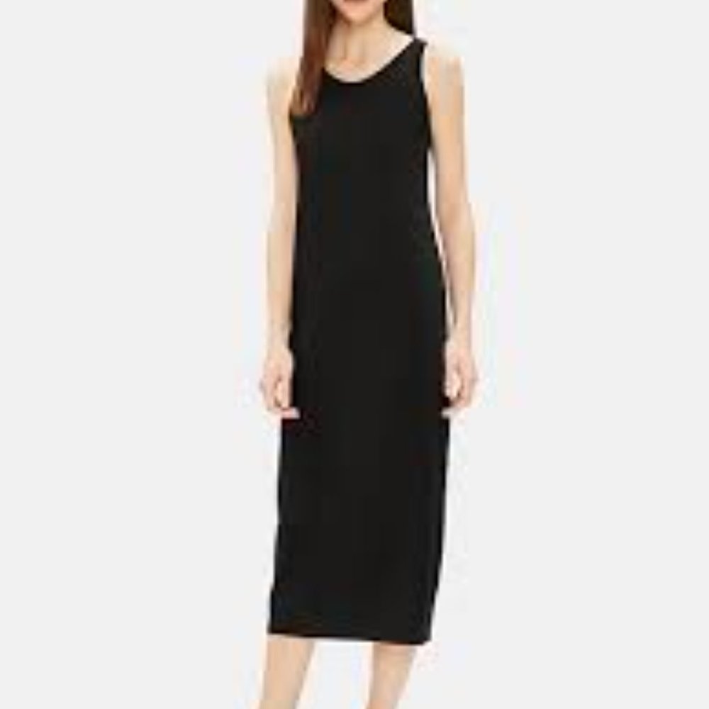 Eileen Fisher SYSTEM VISCOSE JERSEY TANK DRESS
